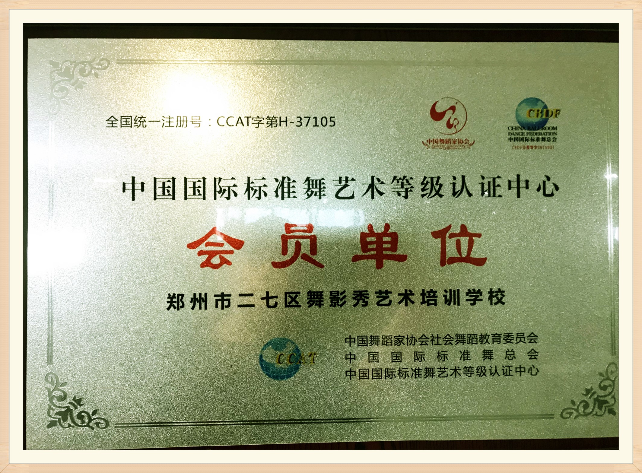 中国国际标准舞协会考级会员单位